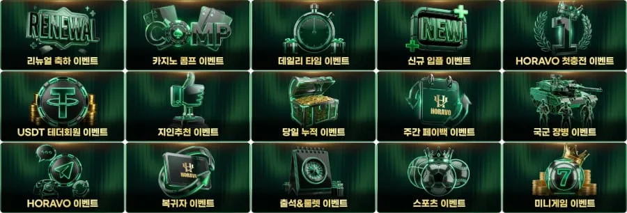 호라보 토토 쿠폰 이벤트 프로모션 안내 화면